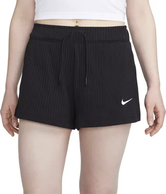 Nike Women's Sportswear High-Waisted Ribbed Jersey Shorts