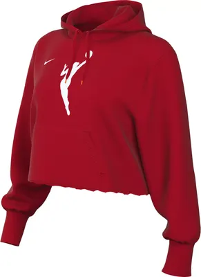 Nike Women's Las Vegas Aces Red Courtside Fleece Pullover Hoodie