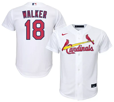 Nike Youth St. Louis Cardinals Jordan Walker #18 White Home Cool Base Jersey