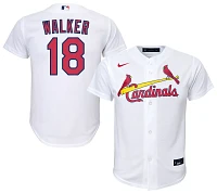 Nike Youth St. Louis Cardinals Jordan Walker #18 White Home Cool Base Jersey