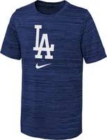 Nike Youth Los Angeles Dodgers Blue Logo Velocity T-Shirt