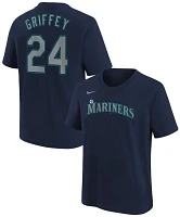 Nike Youth Seattle Mariners Ken Griffey Jr. #24 Navy Home T-Shirt