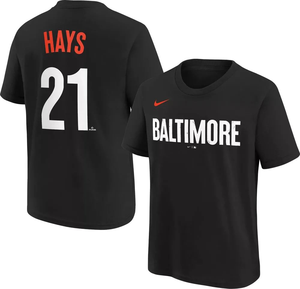 Nike Youth Baltimore Orioles City Connect Austin Hays #21 T-Shirt