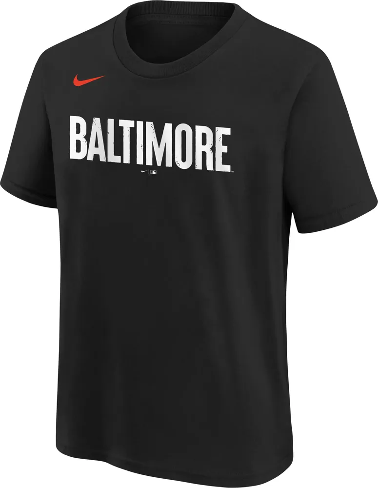 Nike Youth Baltimore Orioles Wordmark T-Shirt