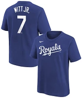 Nike Youth Kansas City Royals Bobby Witt Jr. #7 Blue Home T-Shirt