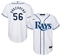 Nike Youth Tampa Bay Rays Randy Arozarena #56 White Home Cool Base Jersey