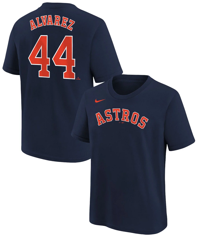 Nike Youth Houston Astros Yordan Álvarez #44 Navy Home T-Shirt