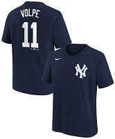 Nike Youth New York Yankees Anthony Volpe #11 Navy T-Shirt