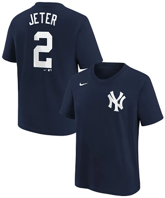 Nike Youth New York Yankees Derek Jeter #2 Navy T-Shirt