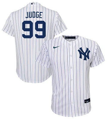 Nike Youth New York Yankees Aaron Judge #99 White Home Cool Base Jersey