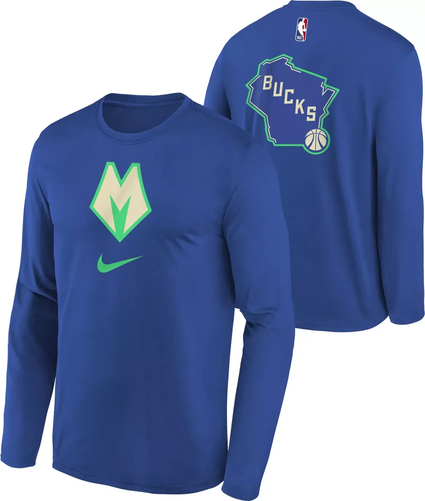 Nike Youth 2023-24 City Edition Milwaukee Bucks Program Long Sleeve T-Shirt