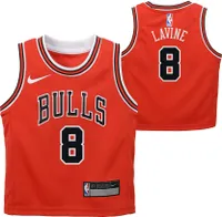 Nike Little Kids' Chicago Bulls Zach LaVine #8 Red Swingman Jersey