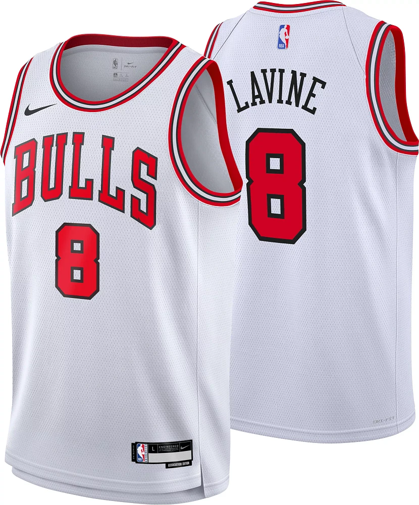 Nike Youth Chicago Bulls Zach LaVine #8 White Swingman Jersey