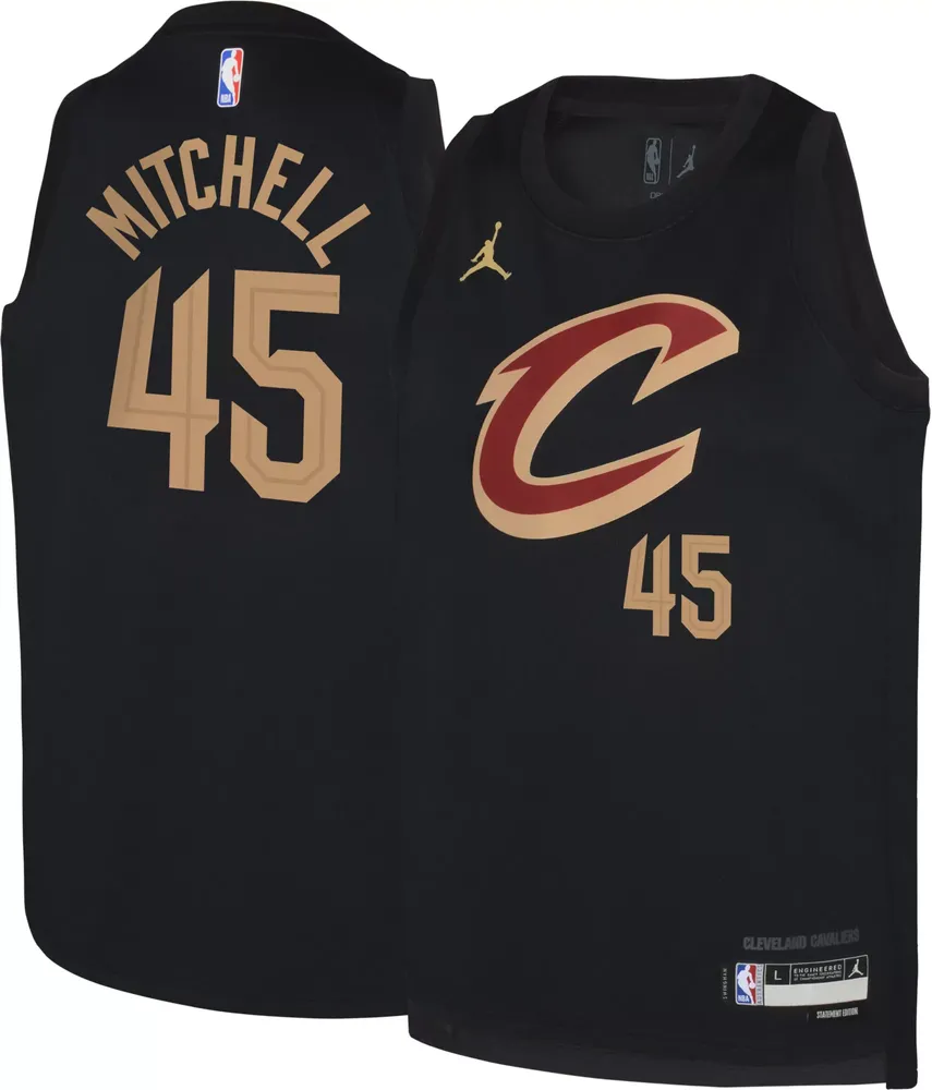 Jordan Youth Cleveland Cavaliers Donovan Mitchell #45 Statement Jersey