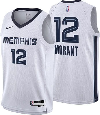 Nike Youth Memphis Grizzlies Ja Morant #12 White Swingman Jersey