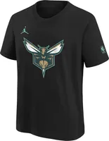 Jordan Youth 2023-24 City Edition Charlotte Hornets Essential Logo T-Shirt