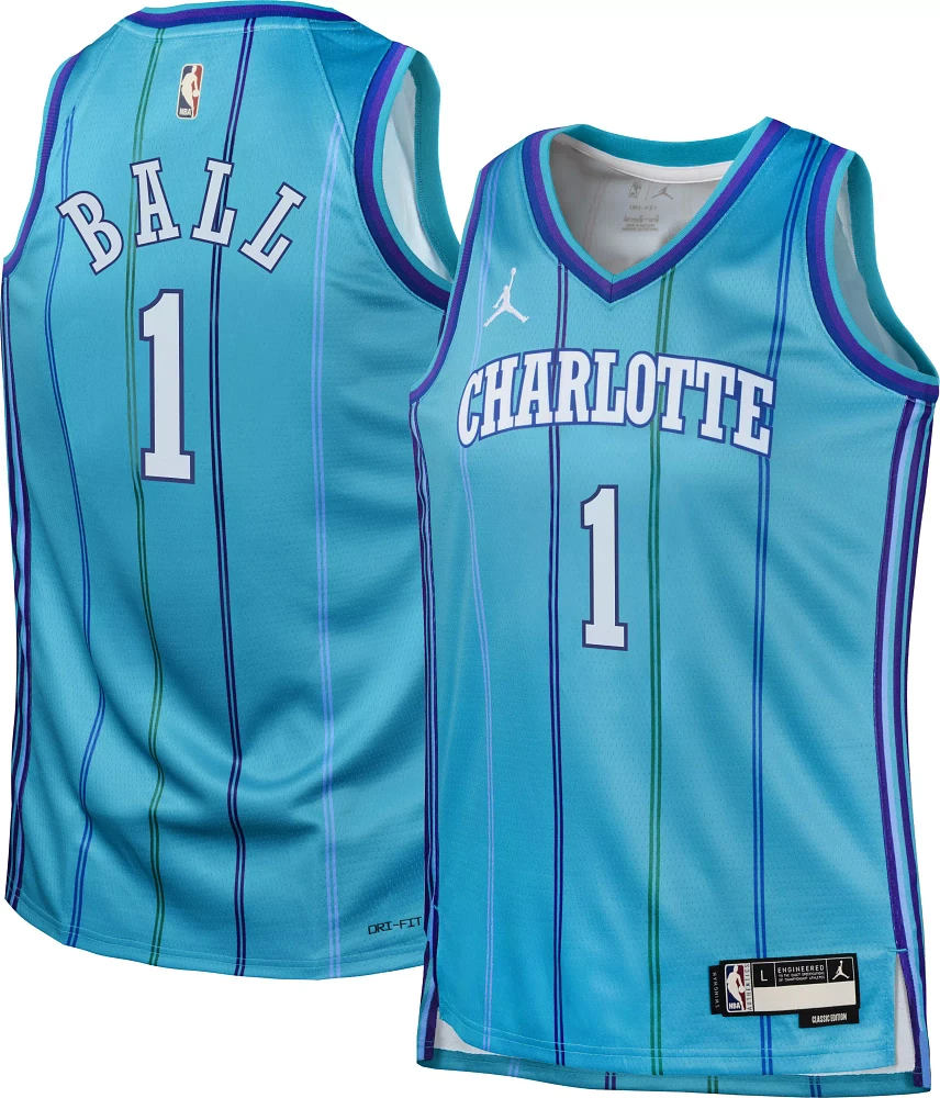 Nike Youth Charlotte Hornets LaMelo Ball #2 Hardwood Classic Swingman Jersey