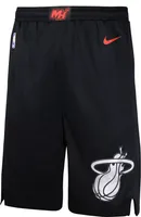 Nike Youth 2023-24 City Edition Miami Heat Black Shorts
