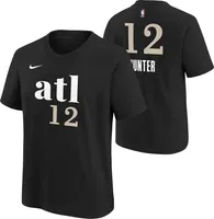 Nike Youth 2023-24 City Edition Atlanta Hawks De'Andre Hunter #12 Black T-Shirt