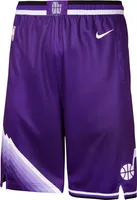 Nike Youth 2023-24 City Edition Utah Jazz Purple Shorts