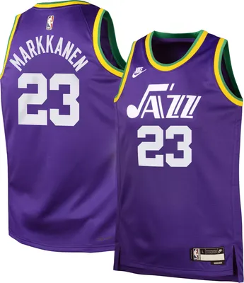 Nike Youth Utah Jazz Lauri Markkanen #23 Hardwood Classic Swingman Jersey