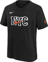 Nike Youth 2023-24 City Edition New York Knicks Logo T-Shirt