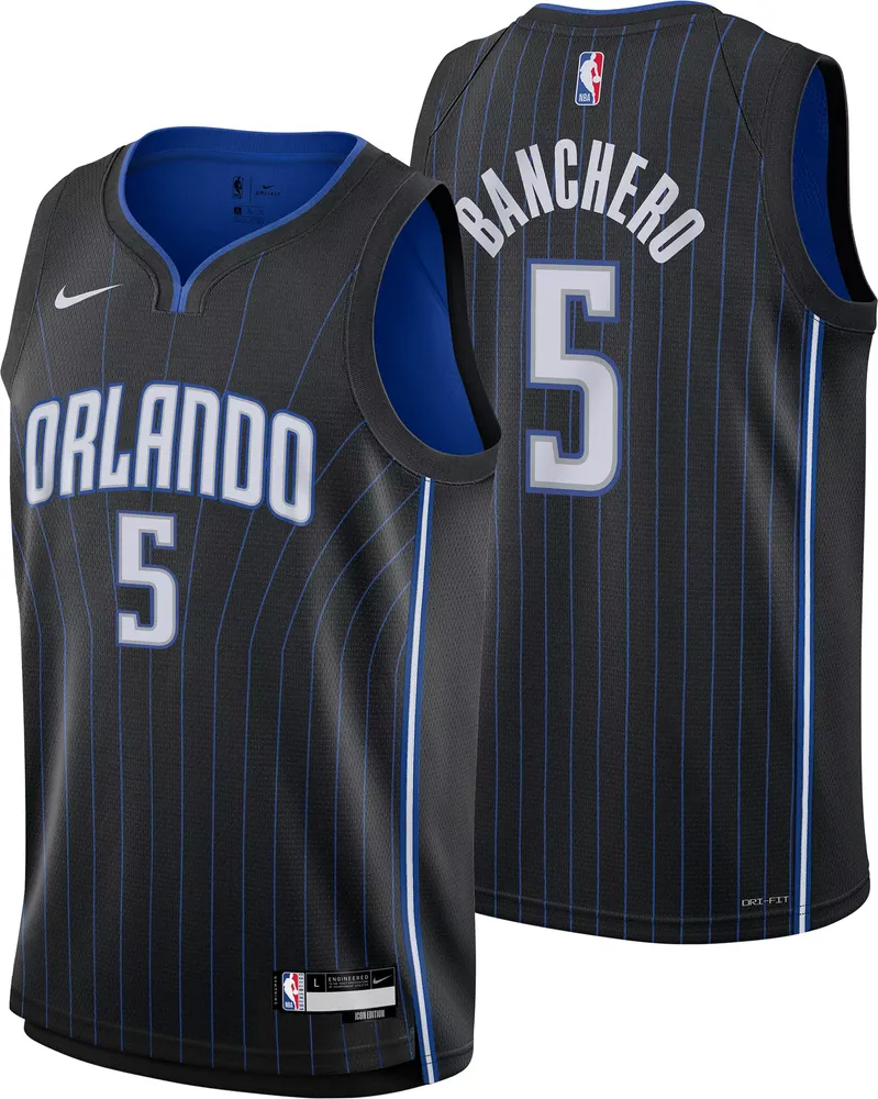 Nike Youth Orlando Magic Paolo Banchero #5 Black Swingman Jersey