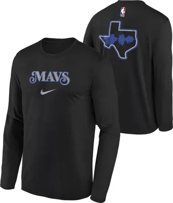 Nike Youth 2023-24 City Edition Dallas Mavericks Program Long Sleeve T-Shirt