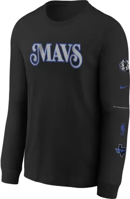 Nike Youth 2023-24 City Edition Dallas Mavericks Max90 Long Sleeve T-Shirt