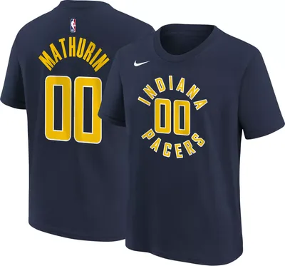 Nike Youth Indiana Pacers Bennedict Mathurin #00 Navy T-Shirt