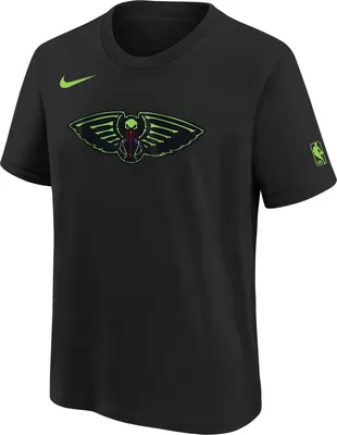 Nike Youth 2023-24 City Edition New Orleans Pelicans Essential Logo T-Shirt