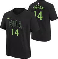 Nike Youth 2023-24 City Edition New Orleans Pelicans Brandon Ingram #14 Black T-Shirt