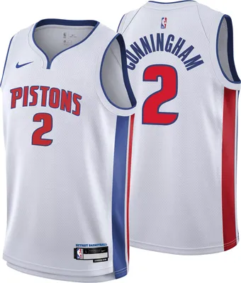 Nike Youth Detroit Pistons Cade Cunningham #2 White Swingman Jersey