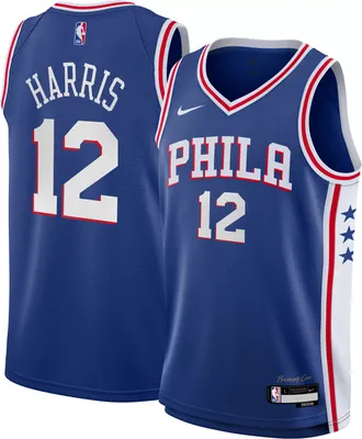 Nike Youth Philadelphia 76ers Tobias Harris #12 Blue Icon Swingman Jersey