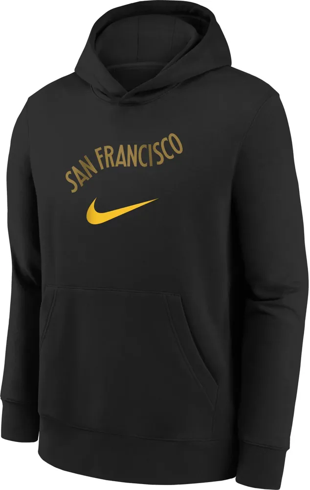 Nike Youth 2023-24 City Edition Golden State Warriors Pullover Hoodie