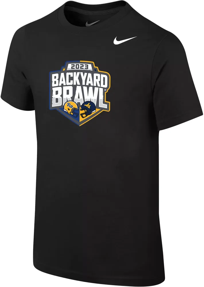 Nike Youth Backyard Brawl Black Cotton Sport T-Shirt