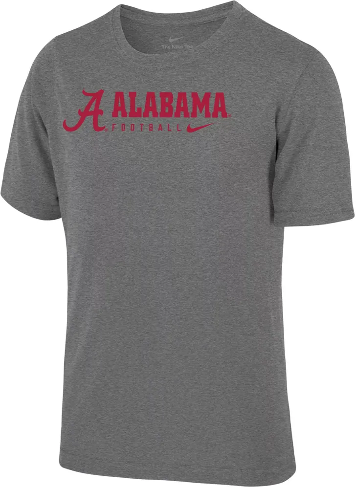 Nike Youth Alabama Crimson Tide Grey Legend Football T-Shirt