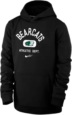 Nike Youth Binghamton Bearcats Black Club Fleece Mascot Name Pullover Hoodie