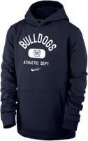 Nike Youth Butler Bulldogs Blue Club Fleece Mascot Name Pullover Hoodie