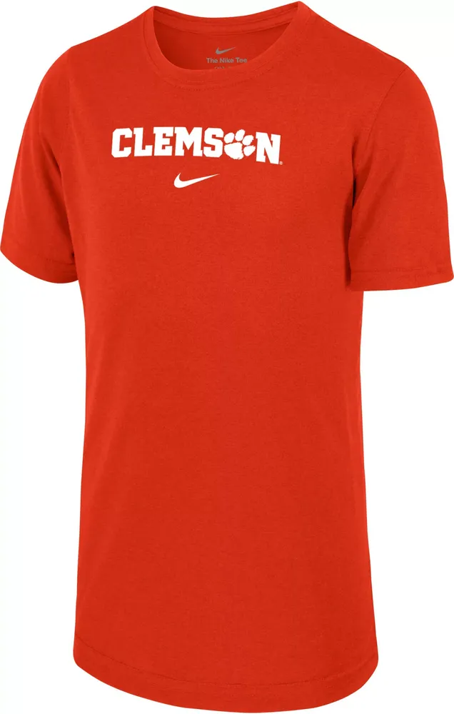 Nike Youth Clemson Tigers Orange Dri-FIT Legend Football Team Issue T-Shirt