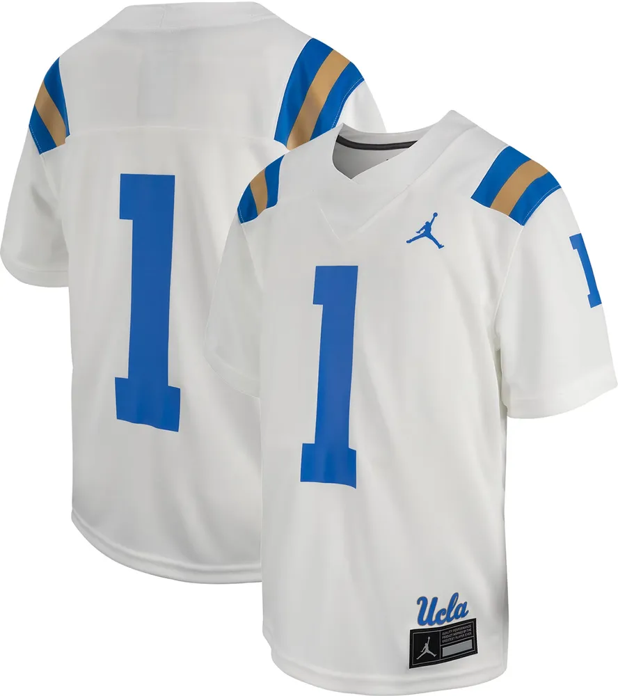 Jordan Youth UCLA Bruins White Replica #1 Football Jersey