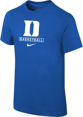 Nike Youth Duke Blue Devils Basketball Core Cotton T-Shirt