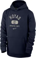 Nike Youth Georgetown Hoyas Blue Club Fleece Mascot Name Pullover Hoodie