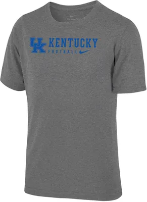 Nike Youth Kentucky Wildcats Grey Legend Football T-Shirt