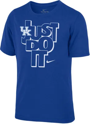 Nike Youth Kentucky Wildcats Blue Just Do It T-Shirt