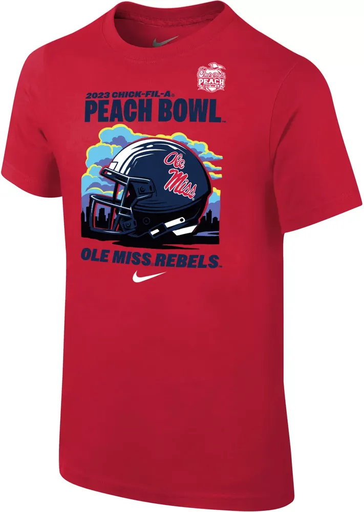 Nike Youth 2023 Peach Bowl Bound Ole Miss Rebels T-Shirt