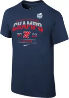 Nike Youth 2023 Peach Bowl Champions Ole Miss Rebels Locker Room T-Shirt