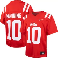 Nike Youth Ole Miss Rebels #10 Red Replica Manning Football Jersey