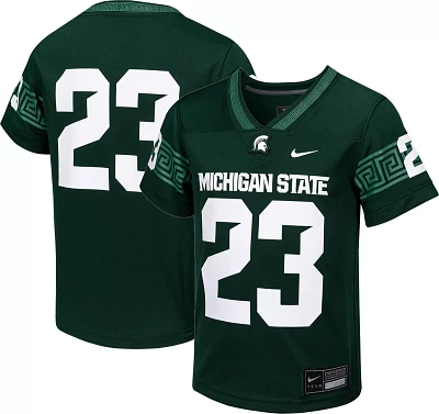 Nike Little Kids' Michigan State Spartans #23 Green Replica Game Football Jersey