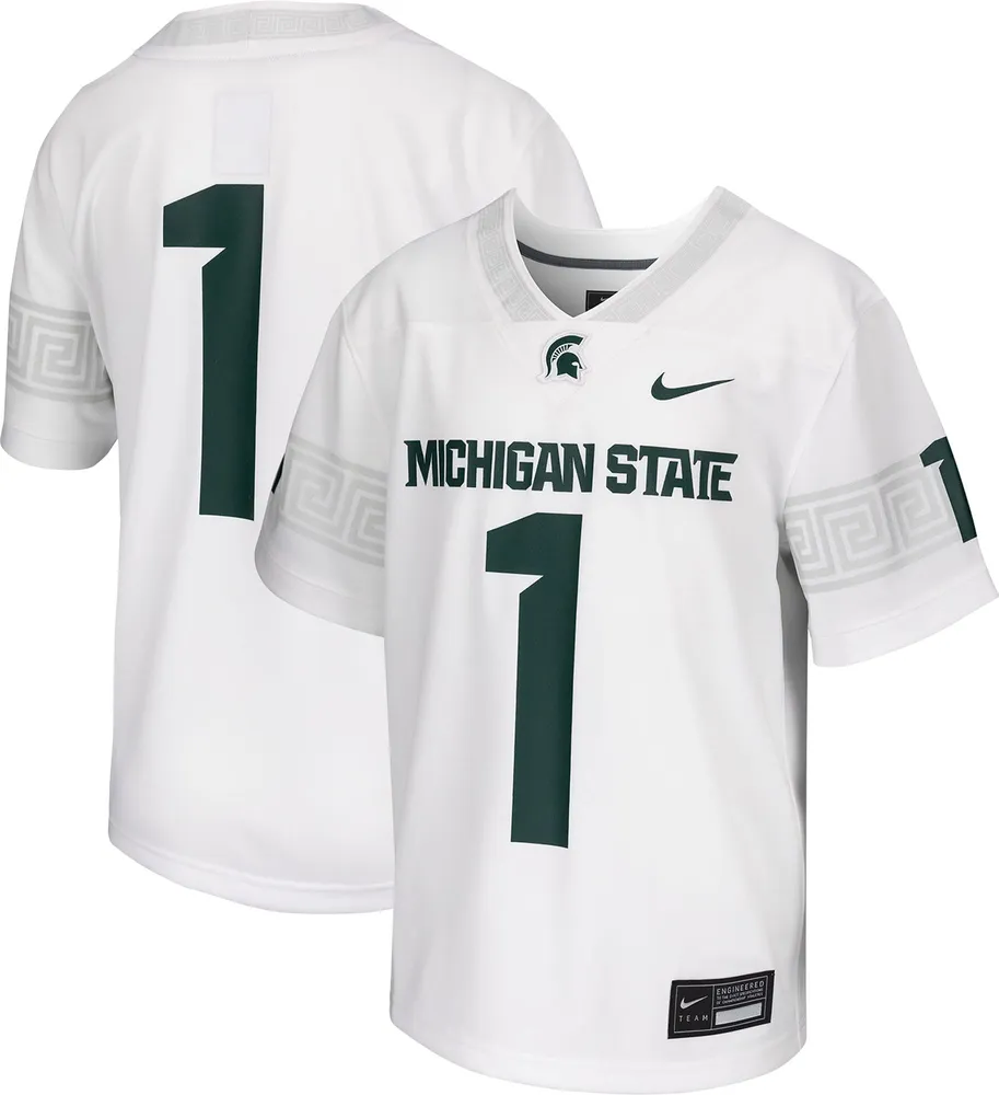 Nike Little Kids' Michigan State Spartans #1 Replica Game Football Jersey